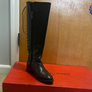Donald J. Pliner Women's Black Over the Knee Boots